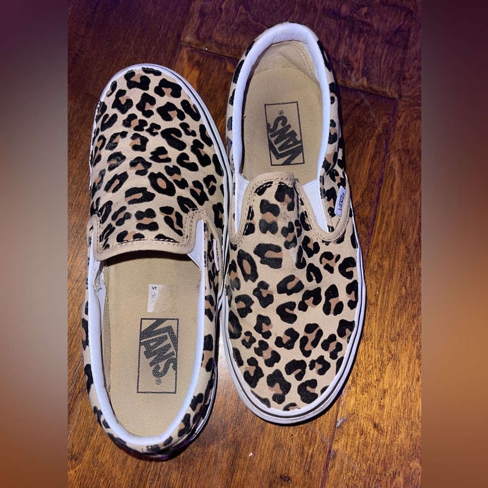 Cheetah print vans